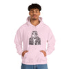 Kurt Cobain | Unisex Hooded Hoodie Sweatshirt | Embrace Your Vibe | Calligram Word Design