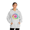 Chill Stitch – Girl Power Tie-Dye - Unisex Hooded Hoodie Sweatshirt – Embrace Your Vibe