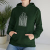 Astrocode Space Funny Astronaut | Abstract | Minimalist | Modern | Unisex Hooded Hoodie Sweatshirt | Embrace Your Vibe