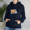 Pizza Scratch Record Player Sweatshirt | Abstract Unisex Hooded Hoodie Sweatshirt