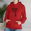 Enjoy Your Lie Life Sweatshirt | Abstract Unisex Hooded Hoodie Sweatshirt