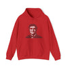 Bill Gates | Unisex Hooded Hoodie Sweatshirt | Embrace Your Vibe | Calligram Word Design