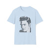 Elvis Presley Music Rock and Roll | Unisex Soft Style Tee T-Shirt | Embrace Your Vibe | Calligram Word Design
