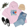 Chill Stitch – Peace & Love - Unisex Hooded Hoodie Sweatshirt – Embrace Your Vibe