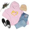 Butterflies Sunflower | Unisex Hooded Hoodie Sweatshirt | Embrace Your Vibe