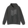 Abstract Shapes V3 Wave Lines | Abstract | Minimalist | Modern Unisex Hooded Hoodie Sweatshirt | Embrace Your Vibe