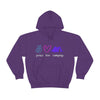 Chill Stitch – Peace Love Camping - Unisex Hooded Hoodie Sweatshirt – Embrace Your Vibe