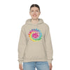 Chill Stitch – Girl Power Tie-Dye - Unisex Hooded Hoodie Sweatshirt – Embrace Your Vibe