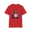 Michael Jordan Basketball | Unisex Soft Style Tee T-Shirt | Calligram Word Design
