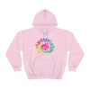 Chill Stitch – Girl Power Tie-Dye - Unisex Hooded Hoodie Sweatshirt – Embrace Your Vibe