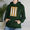 Abstract Shapes V1 Horizontal Scribe | Abstract | Minimalist | Modern Unisex Hooded Hoodie Sweatshirt | Embrace Your Vibe