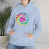 Chill Stitch – Girl Power Tie-Dye - Unisex Hooded Hoodie Sweatshirt – Embrace Your Vibe