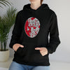 Jason Friday Halloween | Unisex Hooded Hoodie Sweatshirt | Embrace Your Vibe | Calligram Word Design