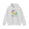 Hippie Sweatshirt | Soul Rainbow Color Wheel Splash | Unisex Hooded Hoodie Sweatshirt