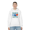 Chill Stitch – Peace & Love - Unisex Hooded Hoodie Sweatshirt – Embrace Your Vibe