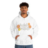 Chill Stitch – Radiate Positivity - Unisex Hooded Hoodie Sweatshirt – Embrace Your Vibe