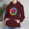 Chill Stitch – Girl Power Tie-Dye - Unisex Hooded Hoodie Sweatshirt – Embrace Your Vibe