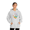 Chill Stitch –Tie-dye Peace Hand - Unisex Hooded Hoodie Sweatshirt – Embrace Your Vibe