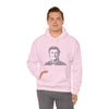 Bill Gates | Unisex Hooded Hoodie Sweatshirt | Embrace Your Vibe | Calligram Word Design
