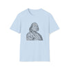 Benjamin Franklin | Unisex Soft Style Tee T-Shirt| Embrace Your Vibe | Calligram Word Design
