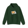 Pizza Scratch Record Player Sweatshirt | Abstract Unisex Hooded Hoodie Sweatshirt