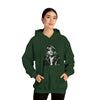 Kurt Cobain | Unisex Hooded Hoodie Sweatshirt | Embrace Your Vibe | Calligram Word Design