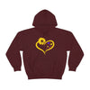Butterflies Sunflower | Unisex Hooded Hoodie Sweatshirt | Embrace Your Vibe