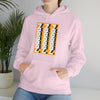 Abstract Shapes V1 Horizontal Scribe | Abstract | Minimalist | Modern Unisex Hooded Hoodie Sweatshirt | Embrace Your Vibe