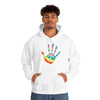 Chill Stitch –Tie-dye Peace Hand - Unisex Hooded Hoodie Sweatshirt – Embrace Your Vibe