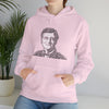 Bill Gates | Unisex Hooded Hoodie Sweatshirt | Embrace Your Vibe | Calligram Word Design
