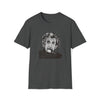 Albert Einstein Science Physics | Unisex Soft Style Tee T-Shirt | Calligram Word Design