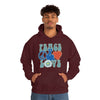 Chill Stitch – Peace & Love - Unisex Hooded Hoodie Sweatshirt – Embrace Your Vibe
