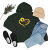 Butterflies Sunflower | Unisex Hooded Hoodie Sweatshirt | Embrace Your Vibe