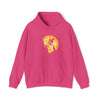 Pizza Moon Bike Ride Sweatshirt | Abstract Unisex Hooded Hoodie Sweatshirt