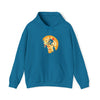 Pizza Moon Bike Ride Sweatshirt | Abstract Unisex Hooded Hoodie Sweatshirt