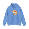 Pizza Moon Bike Ride Sweatshirt | Abstract Unisex Hooded Hoodie Sweatshirt