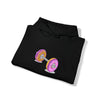 Doughnut Barbell Foodie Sweatshirt | Abstract Unisex Hooded Hoodie Sweatshirt
