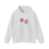 Doughnut Barbell Foodie Sweatshirt | Abstract Unisex Hooded Hoodie Sweatshirt