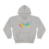 Chill Stitch – VW Tie-dye Van - Unisex Hooded Hoodie Sweatshirt – Embrace Your Vibe