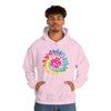 Chill Stitch – Girl Power Tie-Dye - Unisex Hooded Hoodie Sweatshirt – Embrace Your Vibe
