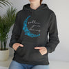 Boho Follow Your Dreams Moon Crescent | Unisex Hooded Hoodie Sweatshirt | Embrace Your Vibe