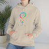 Chill Stitch – Peace Live Frog Tie-Dye - Unisex Hooded Hoodie Sweatshirt – Embrace Your Vibe