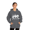 Bear Always Take Scenic Route | Unisex Hooded Hoodie Sweatshirt | Embrace Your Vibe