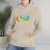 Chill Stitch – VW Tie-dye Van - Unisex Hooded Hoodie Sweatshirt – Embrace Your Vibe