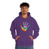 Chill Stitch –Tie-dye Peace Hand - Unisex Hooded Hoodie Sweatshirt – Embrace Your Vibe