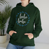 Boho Babe Bohemian Wreath | Unisex Hooded Hoodie Sweatshirt