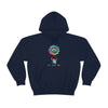 Chill Stitch – Peace Live Frog Tie-Dye - Unisex Hooded Hoodie Sweatshirt – Embrace Your Vibe