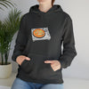 Pizza Scratch Record Player Sweatshirt | Abstract Unisex Hooded Hoodie Sweatshirt