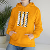 Abstract Shapes V1 Horizontal Scribe | Abstract | Minimalist | Modern Unisex Hooded Hoodie Sweatshirt | Embrace Your Vibe