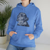 Ludwig van Beethoven Symphony Music | Unisex Hooded Hoodie Sweatshirt | Embrace Your Vibe | Calligram Word Design